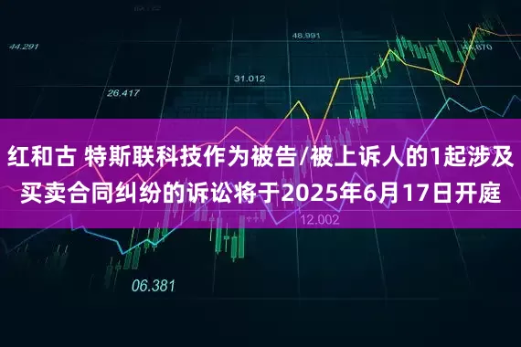 红和古 特斯联科技作为被告/被上诉人的1起涉及买卖合同纠纷的诉讼将于2025年6月17日开庭